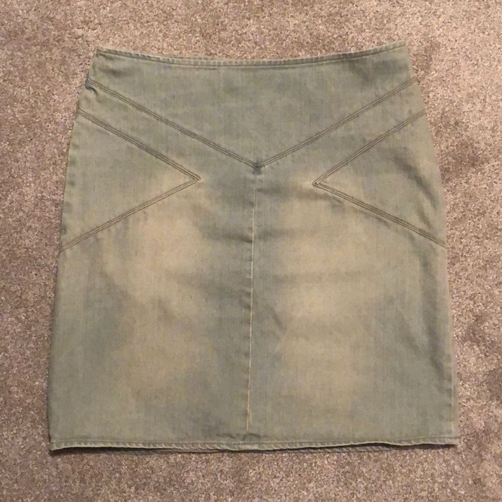 American Eagle Knee Length Jean Skirt